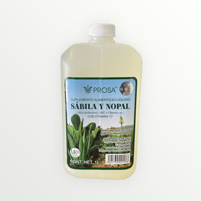 Bebida Sabila y Nopal 1 LT Prosa