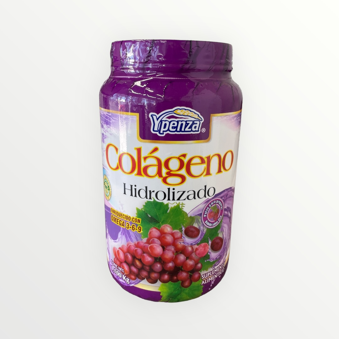 Colágeno Polvo Sabor Uva 1.1Kg Ypenza