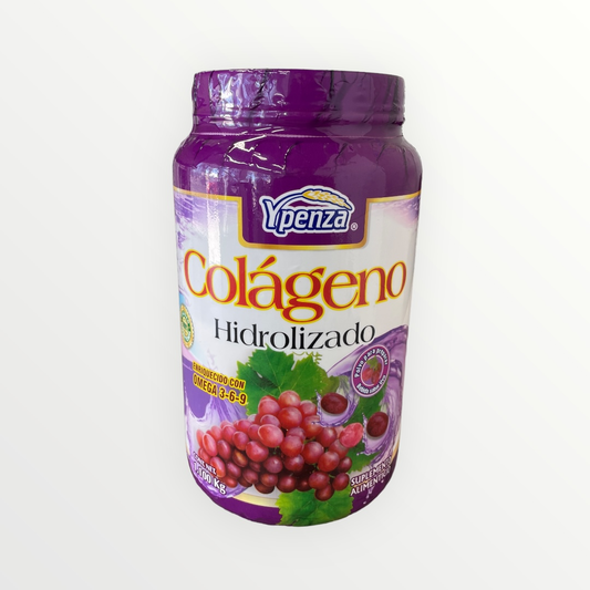 Colágeno Polvo Sabor Uva 1.1Kg Ypenza