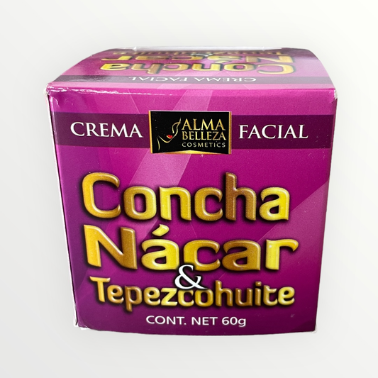 Crema Concha Nacar y Tepezcohuite 60g Alma Belleza