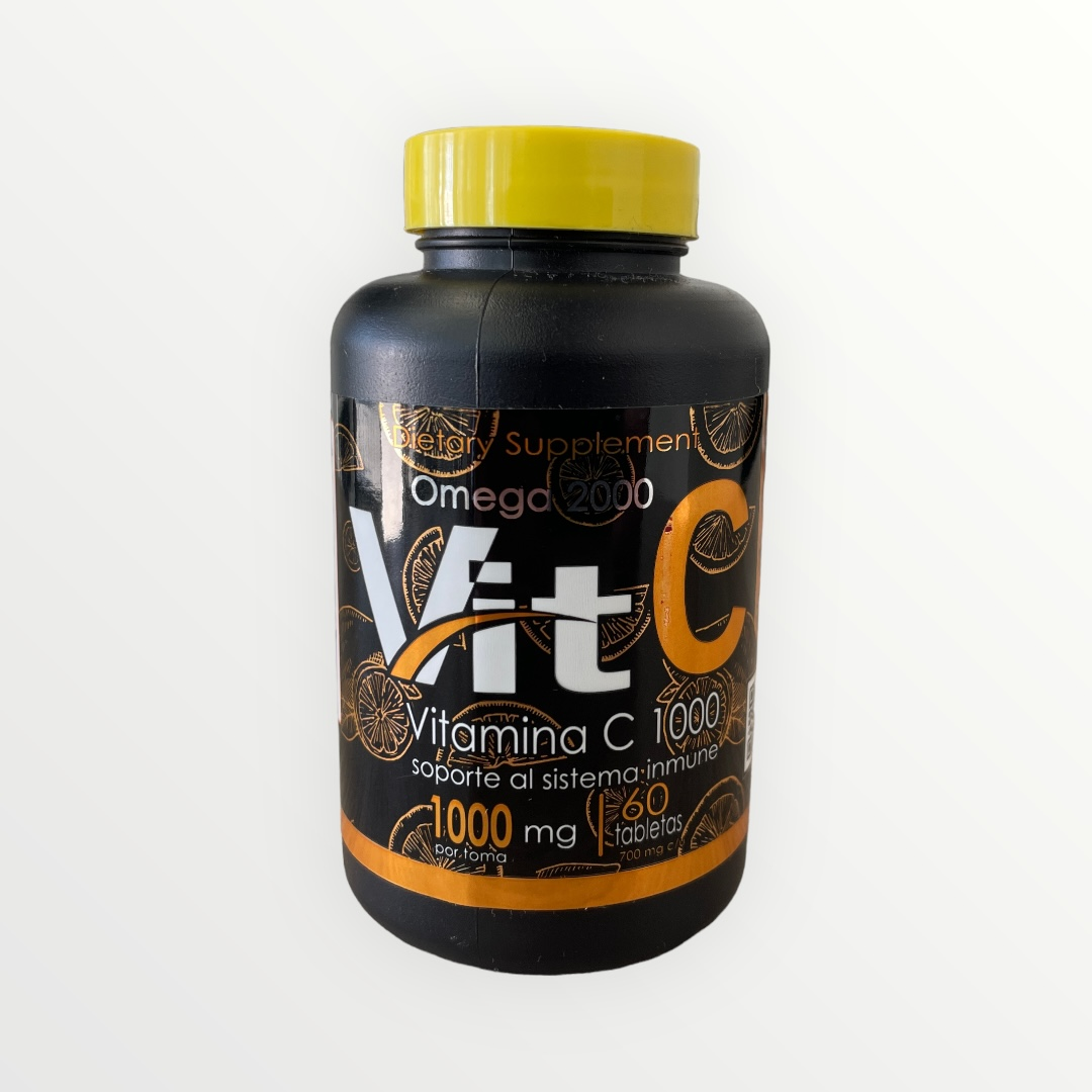 Vitamina C 1000mg 60 Capsulas Omega 2000