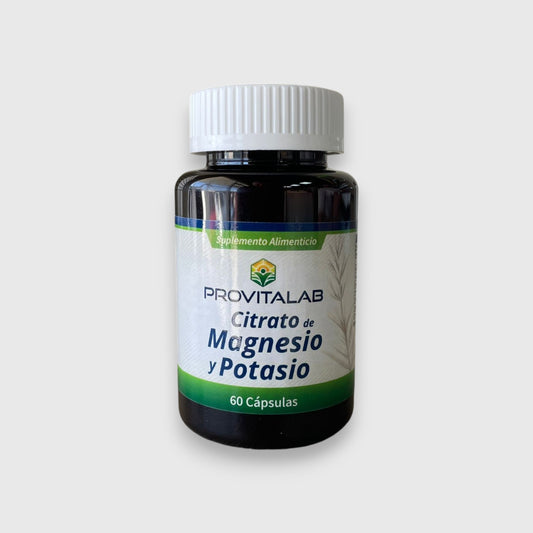 Citrato Magnesio y Potasio 60 Capsulas Provitalab