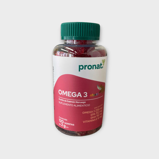 Omega 3 Infantil 120 Gomitas Pronat