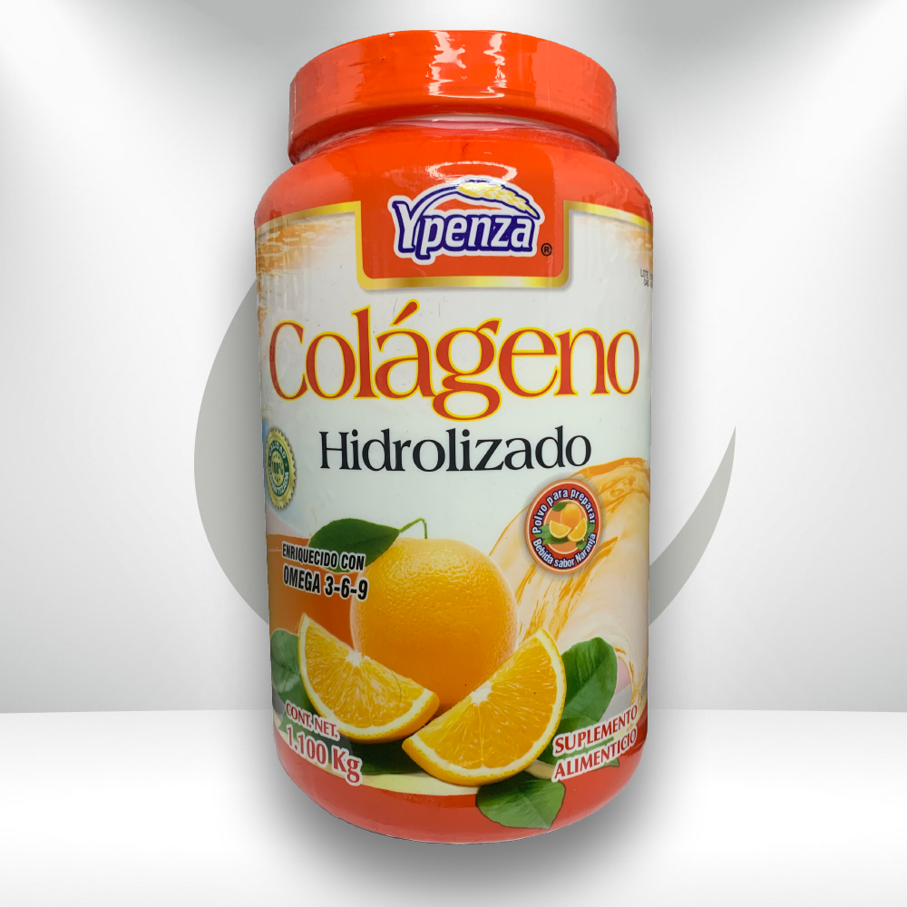 Colágeno Polvo Sabor Naranja 1.1Kg Ypenza