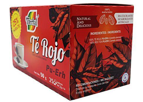 Te Rojo 25 Sobres Therbal