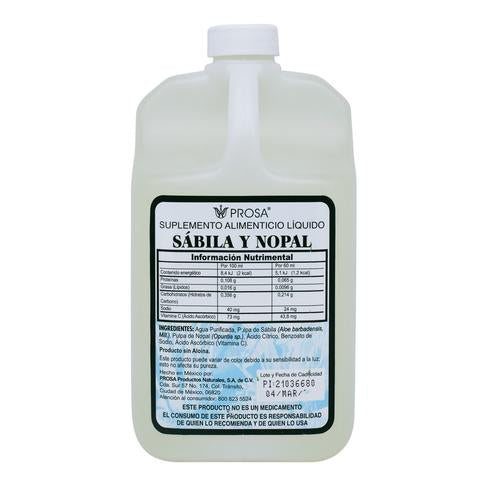 Bebida Sabila y Nopal 1 LT Prosa