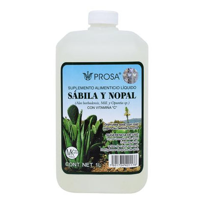 Bebida Sabila y Nopal 1 LT Prosa