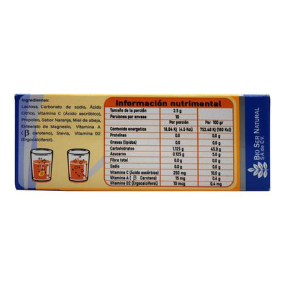 Vitamina C Efervescente 10 Tabletas Progyl 30